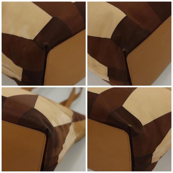 GUCCI Hand Bag Nylon Brown 002 9099 Auth ti2976 - Picture 15 of 16